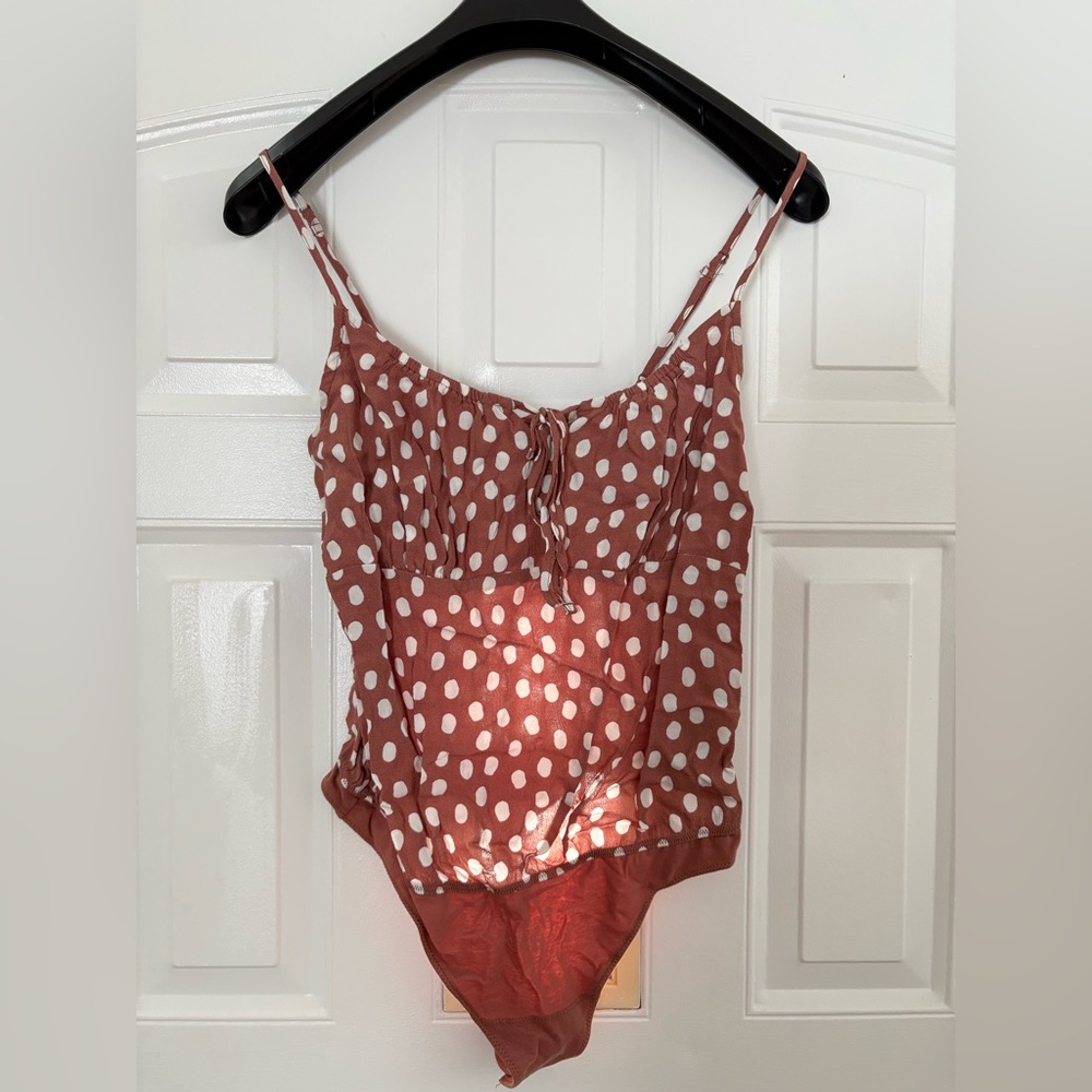 Polka Dot Abercrombie & Fitch body suit
